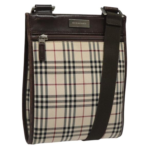 Burberry Nova Check Shoulder Bag Canvas Beige - Picture 1 of 16